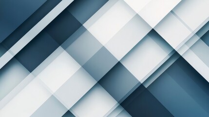 Abstract geometric background with diagonal lines in shades of blue and white.