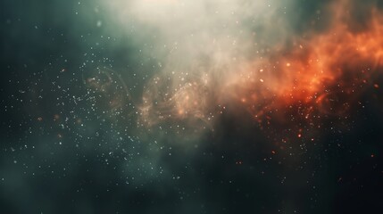 Fototapeta premium Abstract Fire And Water Smoke Background, Dark Fantasy Texture