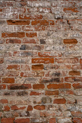 Italian old brick wall background
