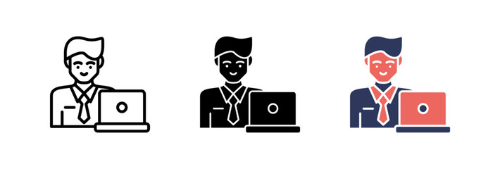 Fototapeta premium Employee Icon