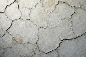 Obraz premium Cracked earth surface texture A detailed high-resolution image showcasing a complex network of fissures in a dry, arid land