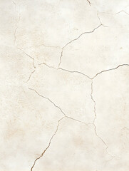 Fototapeta premium Cracked, off-white textured surface . Generative AI