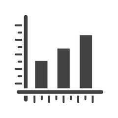 Bar Chart icon vector image. Suitable for mobile apps, web apps and print media.