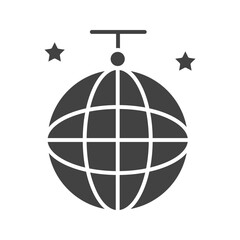 Disco Ball icon vector image. Suitable for mobile apps, web apps and print media.