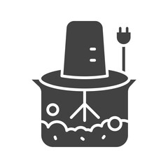 Grinder icon vector image. Suitable for mobile apps, web apps and print media.