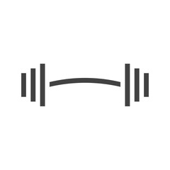Gym icon vector image. Suitable for mobile apps, web apps and print media.