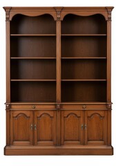 Bookcase isolated on a white