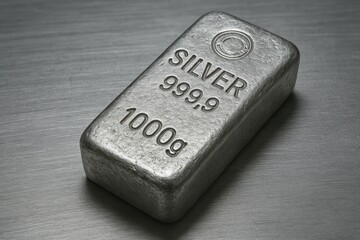 High Quality Silver Bullion Bar with Imprint of Weight and Purity