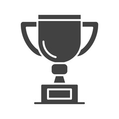 Trophy icon vector image. Suitable for mobile apps, web apps and print media.