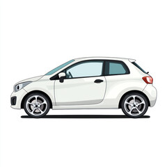 car isolated on white background