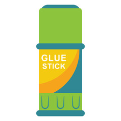 Glue stick tube vector cartoon illustration isolated on a white background.