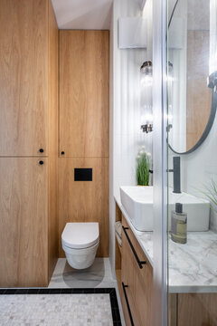 Modern bathroom interior