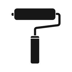 paint roller isolated on white background