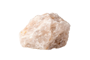 PNG Natural salt rock crystal on white