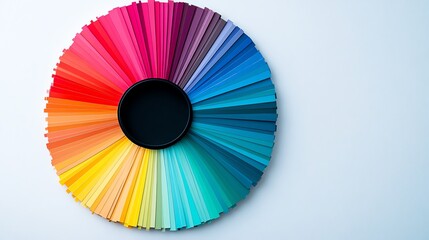 Obraz premium A vibrant color wheel showcasing hues.