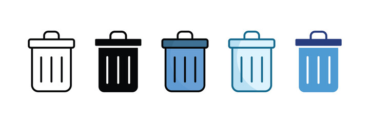 Remove Icon Set Multiple Style Collection