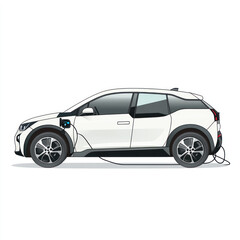 Fototapeta premium car isolated on white background