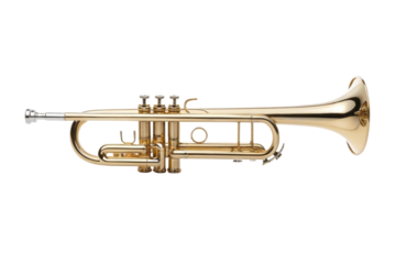 PNG Classic brass trumpet