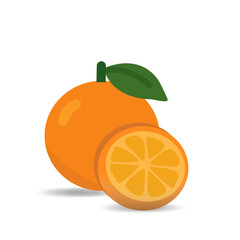  Orange flat design