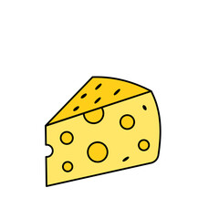 Cheese flat design