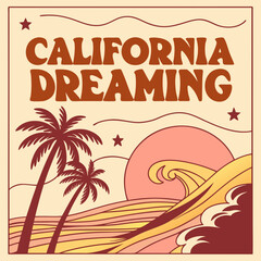 California Vector Illustration

