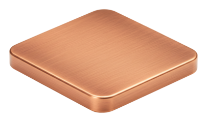 磨かれた銅板 上品な光沢 美しい質感