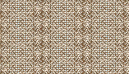 Seamless decorative vector background with repeated spiral shapes forming an elegant and sophisticated design