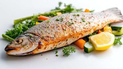 Roasted Fish with Vegetables