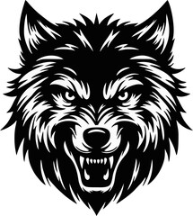 Modern Tribal Maned Wolf Vector for Branding and Design