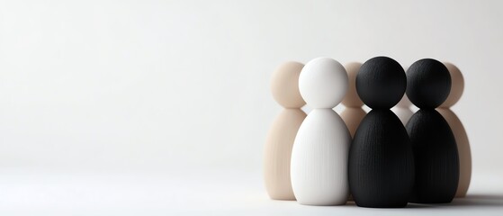 Advanced skincare concept, global unity, glowing people, 3D illustration