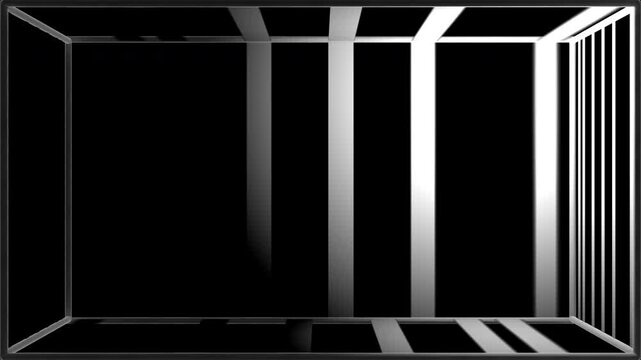 Vertical Light Strips in Digital Box &ndash; VJ Loop
