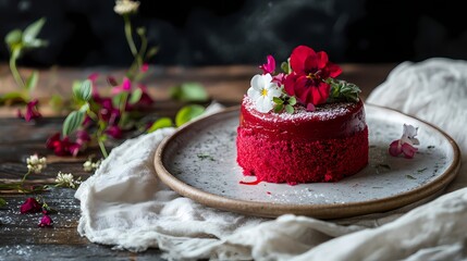 Homemade cake.