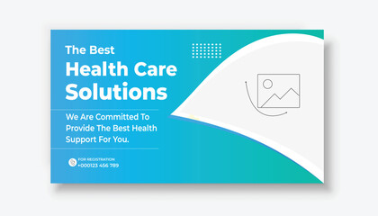 Medical health care YouTube thumbnail.