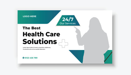 Medical health care YouTube thumbnail.