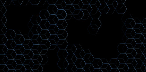 Futuristic abstract honeycomb mosaic sketch of a building with lines, Abstract background. Vector abstract futuristic architecture concept with digital geometric connection lines. vector background.