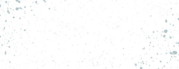 White background with gray splatter pattern. The background has a textured, artistic style with white and gray elements throughout. Aesthetic background vector. White background.