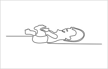 . Baby & Child Care Editable Continuous Line Icon Pack Little Boy Playing with Toys One Line. Editable vector. line art vector design on white background. 