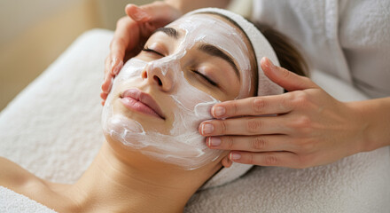 Facial Bliss: Relaxing Spa Treatment, Radiant Skin. Mask, Massage, Beauty & Self-Care!