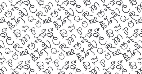 Vector seamless pattern. Modern stylish abstract texture. Repeating geometric pattern from striped elements