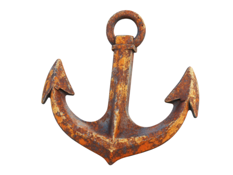 A compact and foldable underwater diving anchor for securing small boats and diving gear. transparent PNG