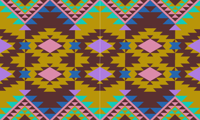 Seamless Geometric Triangle Pattern with Bold Shapes and Symmetrical Composition for Modern Design Projects