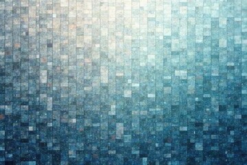 Abstract Mosaic of Blue and White Tiles A Textured Background Image for Design Projects