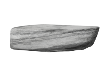 Rock isolated transparency background.