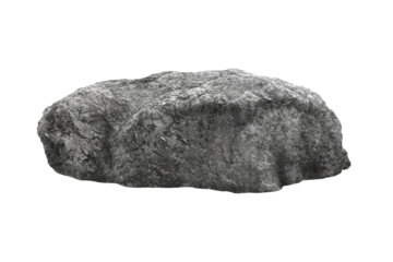 Rock isolated transparency background.