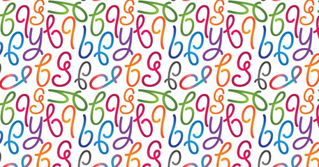 Vector seamless pattern. Modern stylish abstract texture. Repeating geometric pattern from striped elements