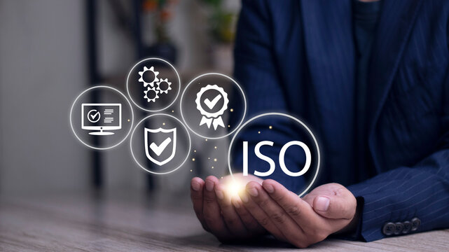 Standards, Quality Assurance Control, Standardization and Certification, Concept, Businessman, Service, Quality Assurance, Guarantee, ISO Standards - Powered by Adobe