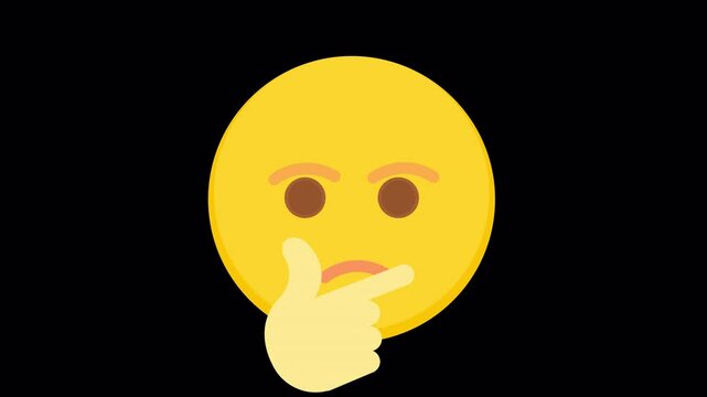 Thinking face emoji  - Powered by Adobe