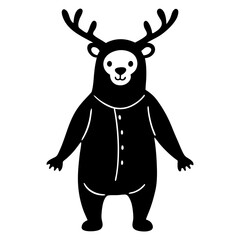 reindeer with red nose