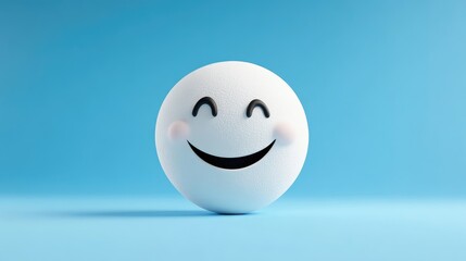 Cheerful emoji sphere