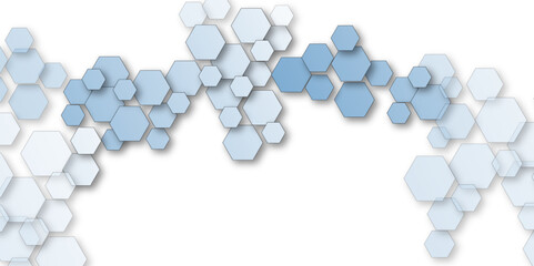 Geometric technology honeycomb hexagon medical background. Technology and science wallpaper template. Business vector illustration.